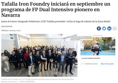 Alianza con Tafalla Iron Foundry